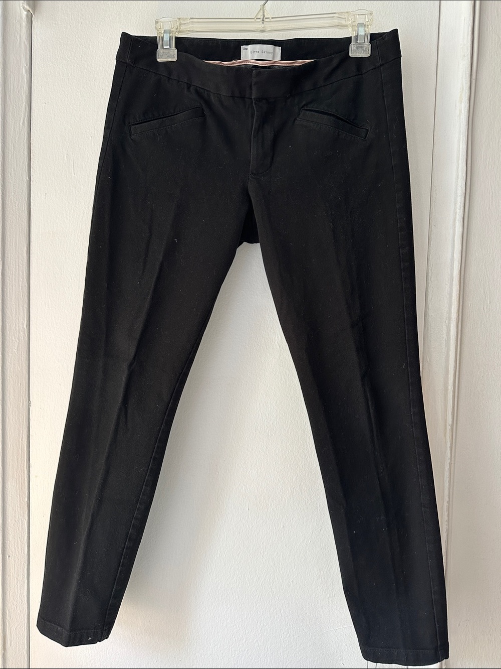 Gap Black Women's Black Stretch Cropped Ultra Skinny Pants sz 6R